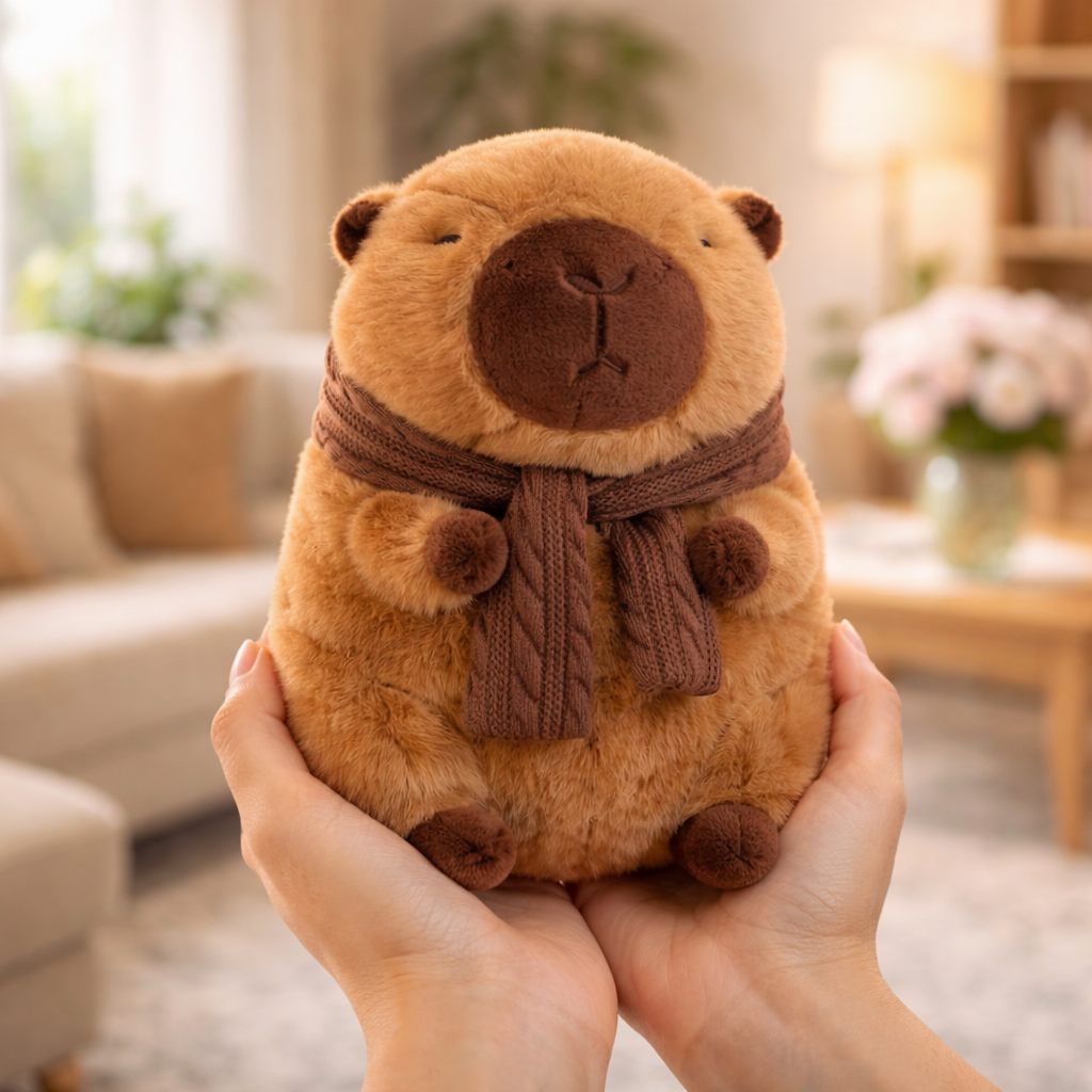Peluche Capybara Douce (25-30 cm) đ§ž â Cadeau Kawaii