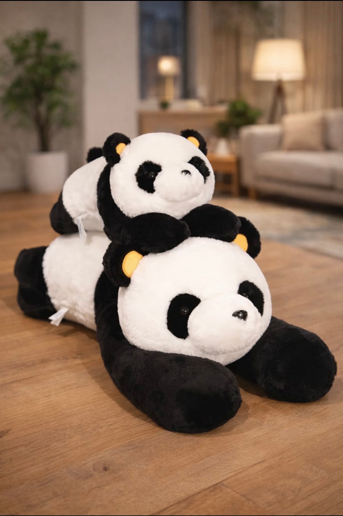 Panda Géant en Peluche – Coussin Ultra Doux et Réconfortant