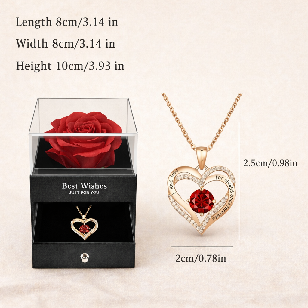 Collier Cœur Or Rose ❤️ – Cadeau Romantique