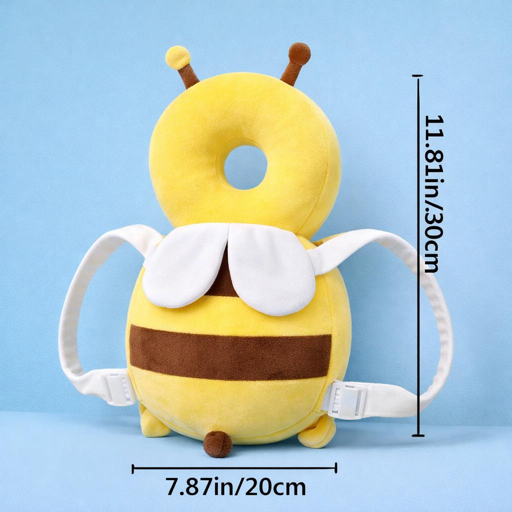 Coussin de Protection Bébé Anti-Chute – Sac à Dos Abeille Sécuritaire