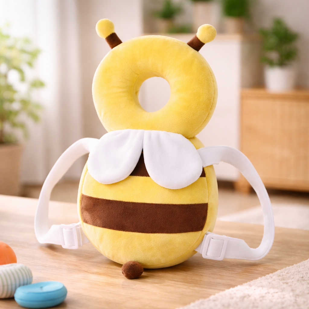 Coussin de Protection Bébé Anti-Chute – Sac à Dos Abeille Sécuritaire