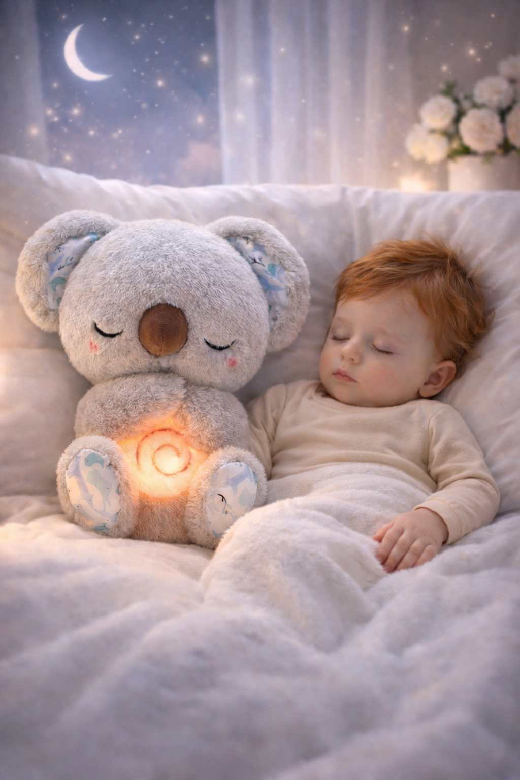 Peluche respirante apaisante – Compagnon de sommeil relaxant