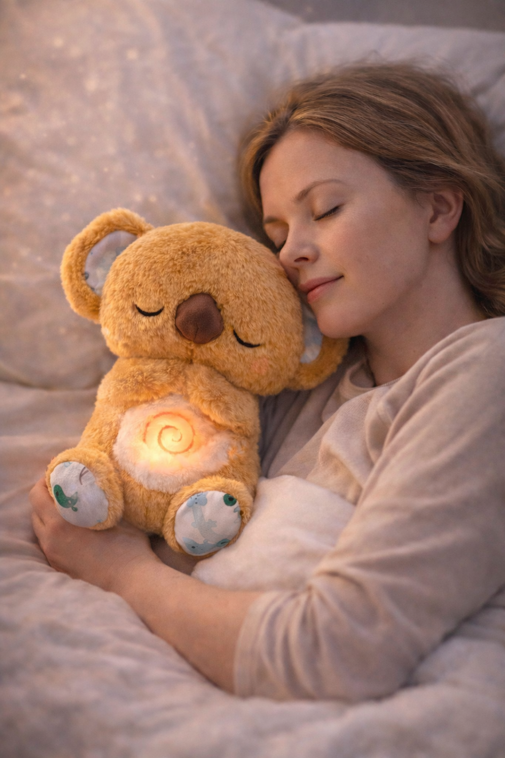 Peluche respirante apaisante – Compagnon de sommeil relaxant